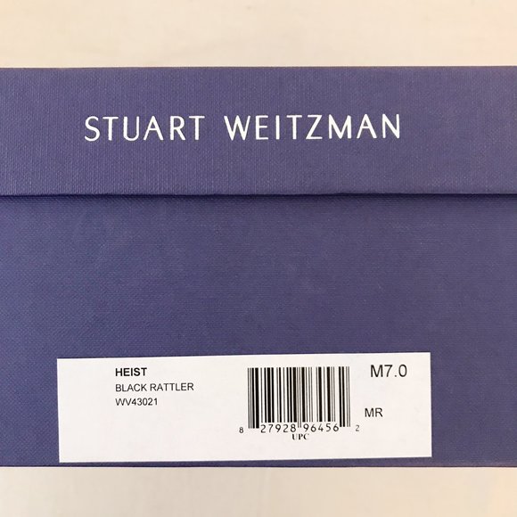 NEW STUART WEITZMAN Heist Black Stiletto Heels US 7 - Picture 8 of 8